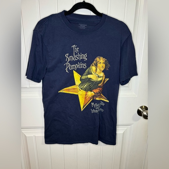 The Smashing Pumpkins Blue Graphic T-Shirt - Picture 2 of 5